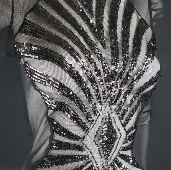 See thru sequin dress - Picture 3 of 4